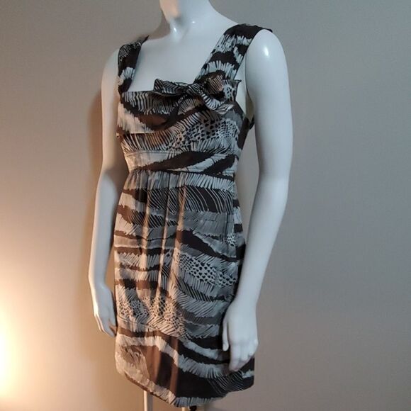 BCBGMaxAzria Coco Combo Safari Print Dress (XS) - Picture 1 of 5